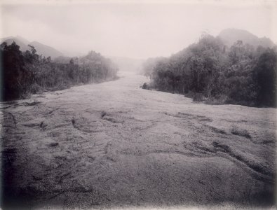 KITLV - 106027 - Kurkdjian, Ohannes - Consequences of the eruption of Gunung Kelud, East Java - 1901
