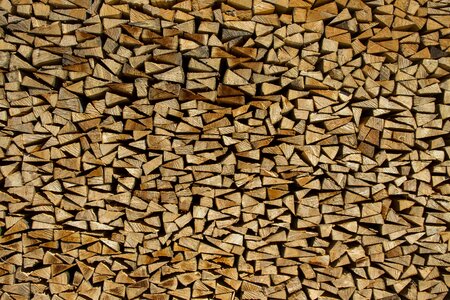 Art fireplace wood firewood photo