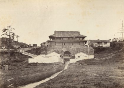 KITLV - 110075 - North Gate, Canton (Guangzhou, China) - circa 1871