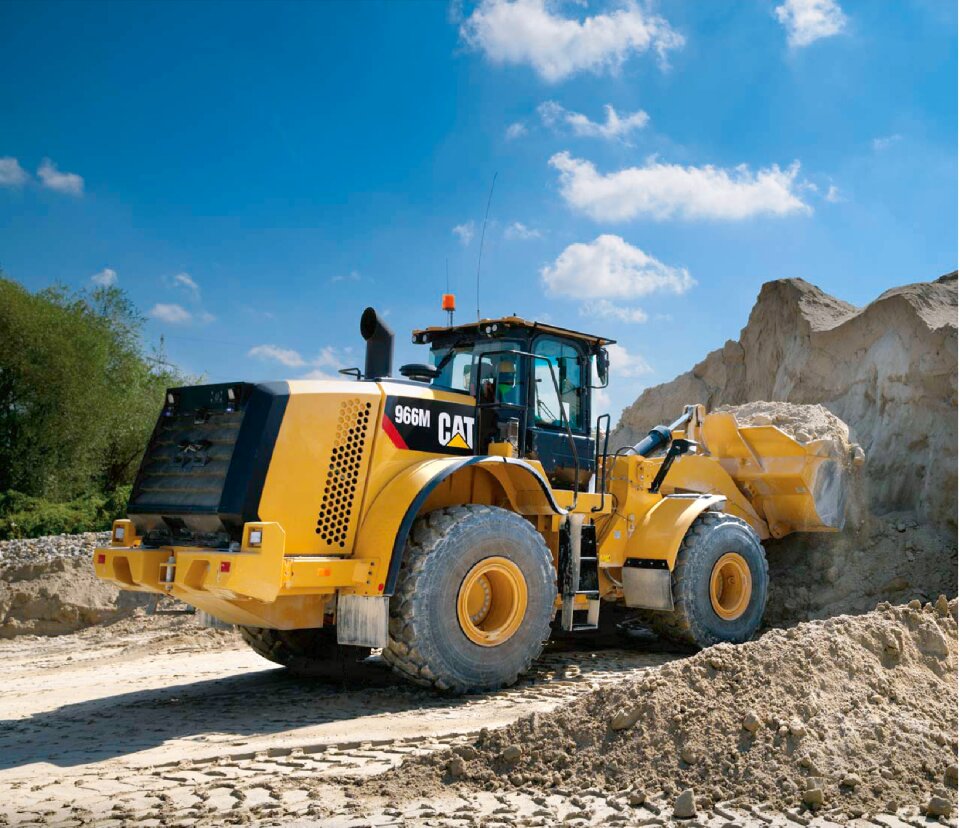 Pile loading caterpillar