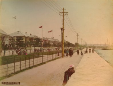 KITLV - 110619 - Kusakabe, Kimbei - Port of Kobe in Japan - circa 1890 photo