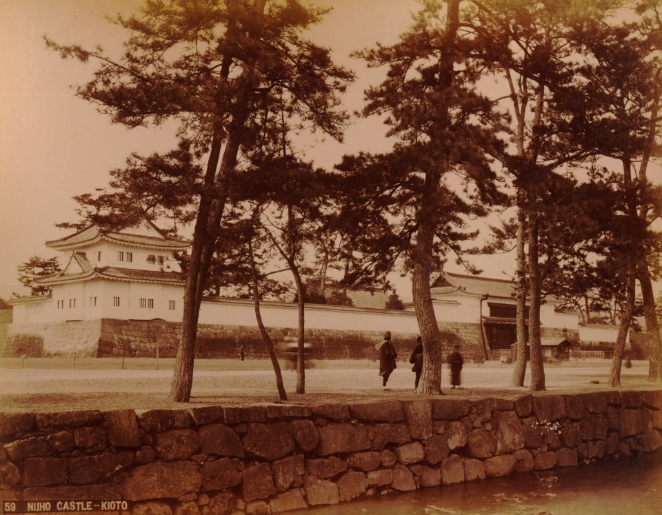 KITLV - 110659 - Kusakabe, Kimbei - Nijho castle in Kyoto in Japan - circa 1890