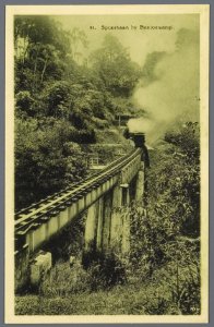 KITLV - 33451 - Kurkdjian, N.V. Photografisch Atelier - Soerabaja - Railroad tracks near Banjoewangi - circa 1920