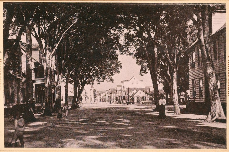 KITLV - 12660 - Heerenstraat, Paramaribo - circa 1899