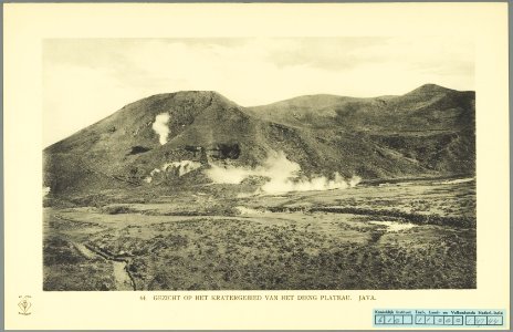 KITLV - 37374 - Demmeni, J. - Tulp, De - Haarlem - Dieng Plateau in Central Java - 1911