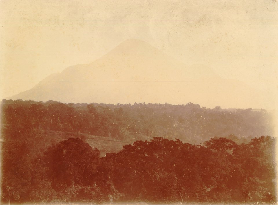 KITLV - 152826 - Kurkdjian, N.V. Photografisch Atelier - Soerabaia-Java - Mount Sumbing in Central Java - circa 1915
