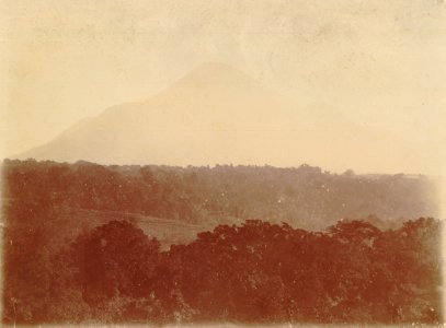 KITLV - 152826 - Kurkdjian, N.V. Photografisch Atelier - Soerabaia-Java - Mount Sumbing in Central Java - circa 1915 photo