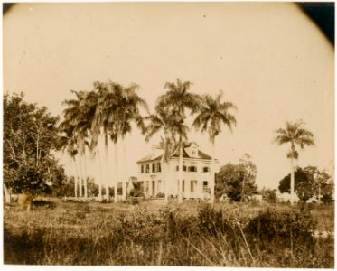 KITLV - 39018 - Muller, Julius Eduard - Paramaribo - House of the head of the Construction Department in Paramaribo - circa 1885