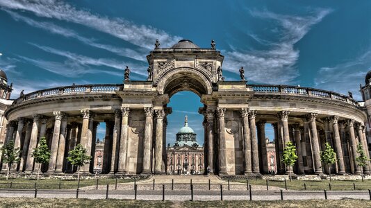 Building historically barockschloss