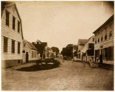 KITLV - 39034 - Muller, Julius Eduard - Paramaribo - The Klipstenenstraat in Paramaribo - circa 1885