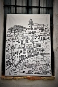 White people white houses andalusia