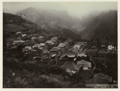 KITLV - 26970 - Kurkdjian - Soerabaja - Kampong Tosari, East Java - circa 1900