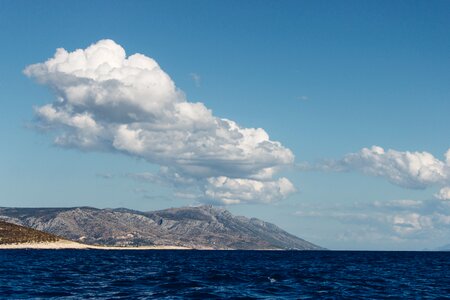 Waves nature blue photo