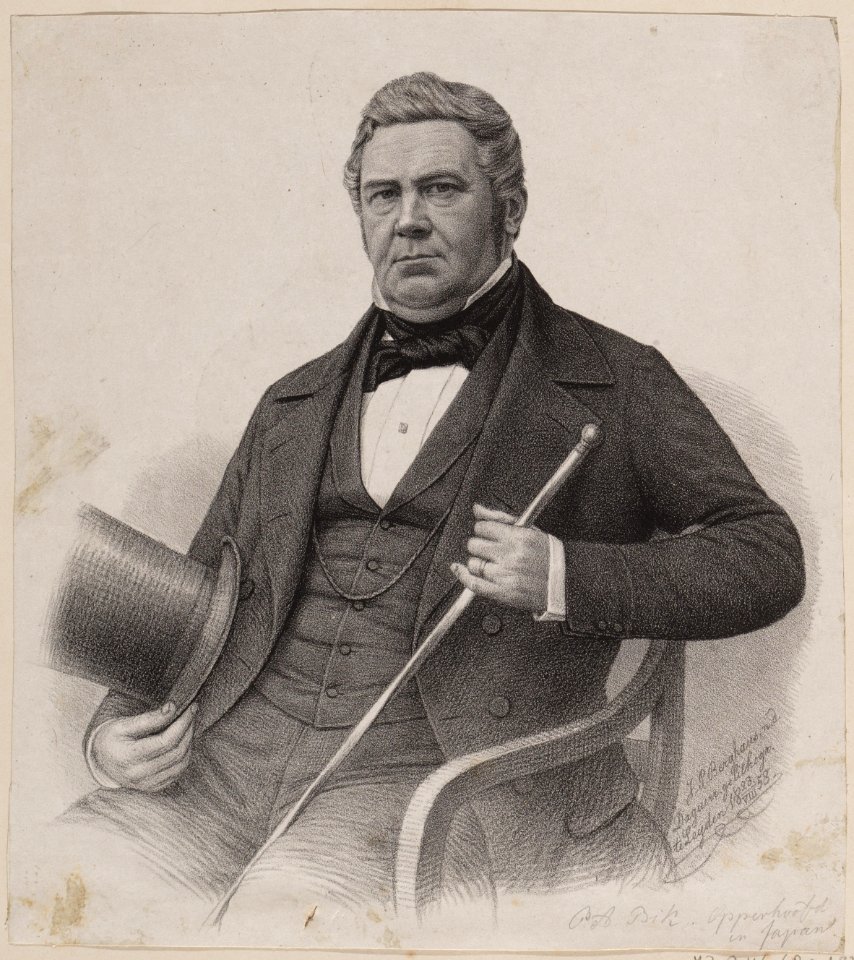 KITLV - 47A46 - Berghaus, J.P. - P.A. Bik, main chief in Japan - 1858-08-23
