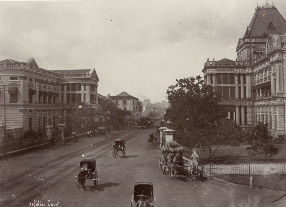 KITLV - 50214 - Lambert & Co., G.R. - Singapore - Police Court in Singapore - circa 1900
