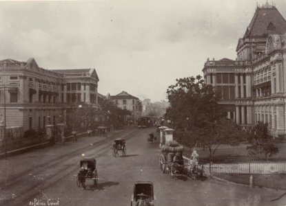 KITLV - 50214 - Lambert & Co., G.R. - Singapore - Police Court in Singapore - circa 1900 photo