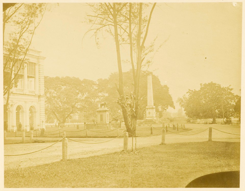 KITLV - 29170 - Promenade in Singapore - 1860