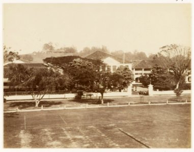 KITLV - 29176 - Lambert & Co., G.R. - Singapore - Hotel de l'Europe at Singapore - 1897 photo