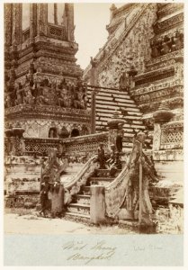 KITLV - 29194 - Lambert & Co., G.R. - Singapore - Wat Cheng Buddhist temple at Bangkok - circa 1897