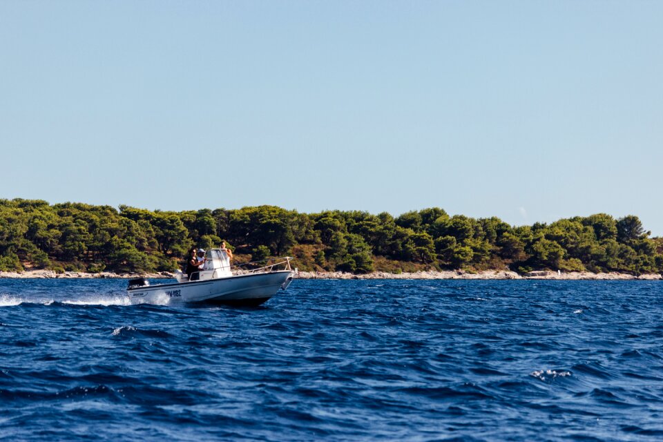Waves nature boat