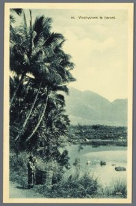 KITLV - 33450 - Kurkdjian, N.V. Photografisch Atelier - Soerabaja - Fish ponds at Garut - circa 1920
