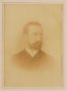 KITLV - 51098 - Farsari, A. - Yokohama - European man in Japan - circa 1890