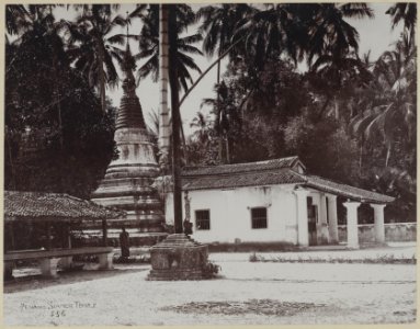 KITLV - 7529 - Lambert & Co., G.R. - Singapore - Siamese Temple, Pulau Tikus, Penang - circa 1900 photo
