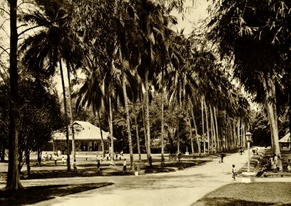 KITLV - 78309 - Kleingrothe, C.J. - Medan - Clubhouse of the Amsterdam Deli Company at Amplas in Medan - circa 1900