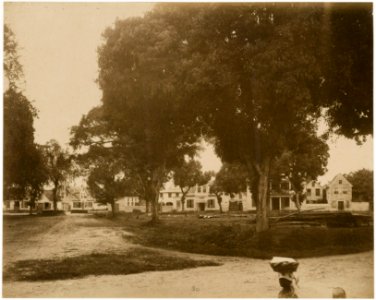 KITLV - 39031 - Muller, Julius Eduard - Paramaribo - Engelsche Plein (English Square) in Paramaribo - circa 1885