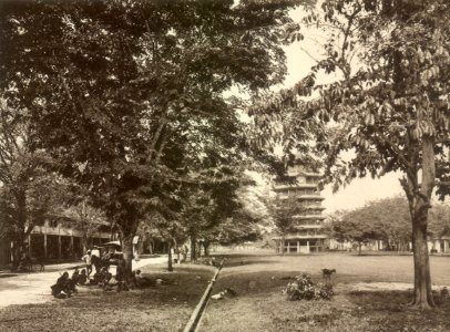 KITLV - 79975 - Kleingrothe, C.J. - Medan - Tower in Telok Anson - circa 1910