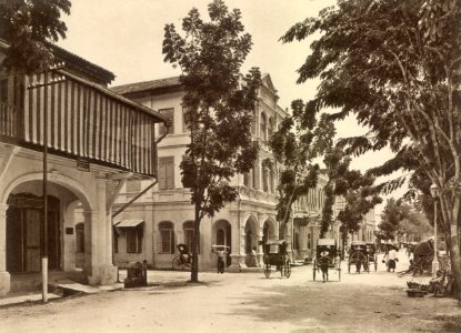 KITLV - 79987 - Kleingrothe, C.J. - Medan - Station Road at Ipoh, Malaysia - circa 1910