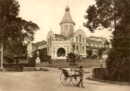 KITLV - 79905 - Kleingrothe, C.J. - Medan - Teutonia Club in Singapore - circa 1910
