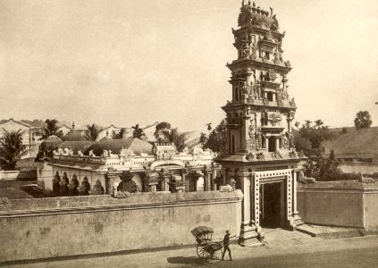 KITLV - 79921 - Kleingrothe, C.J. - Medan - Klingalese temple in Singapore - circa 1910