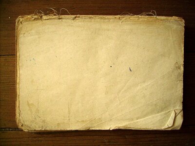 Old book paper manuscript photo