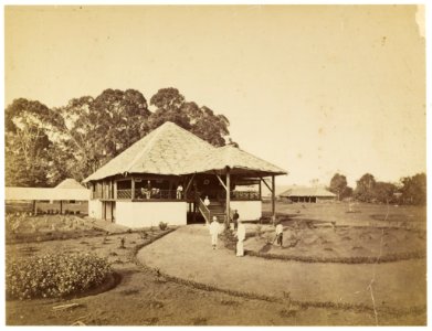 KITLV - 40332 - Stafhell & Kleingrothe - Medan - Planter's house, Deli - circa 1890