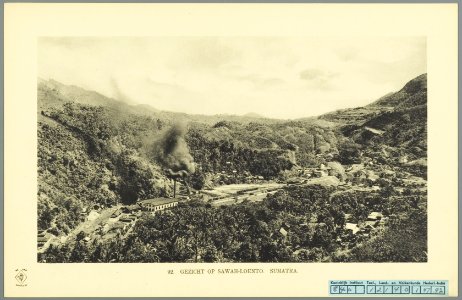 KITLV - 37421 - Demmeni, J. - Tulp, De - Haarlem - The Ombilin coal mines in Sawahlunto - 1911
