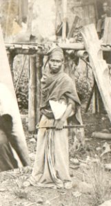 KITLV - 80268 - Kleingrothe, C.J. - Medan - Batak man, presumably in the east coast of Sumatra - 1898