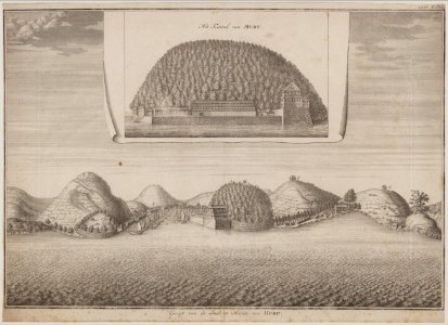 KITLV - 51W6 - View of the City and Port of Muru - Copper engraving - 1729