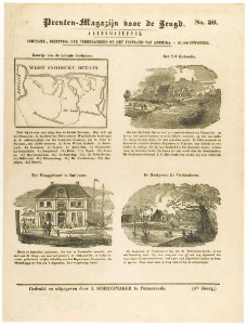 KITLV - 37C49 - Page entitled Surinam, possession of the Dutch on the American continent - Woodcut - 1844