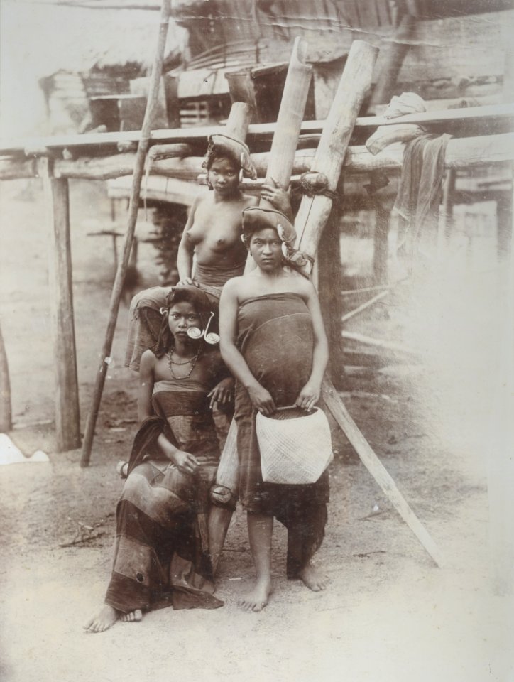 KITLV - 86787 - Stafhell & Kleingrothe - Medan-Deli - Karo Batak women on the east coast of Sumatra - circa 1900