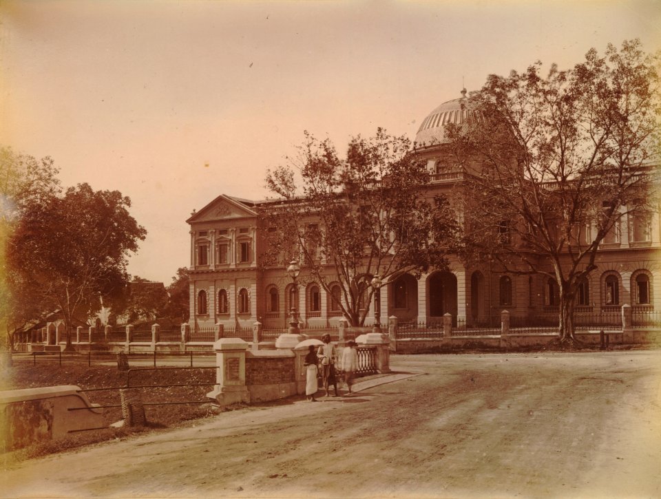 KITLV - 89911 - Raffles Library and Museum in Singapore - before 1880