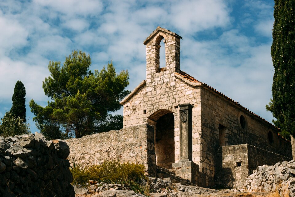 Chapel construction wall