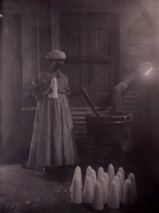 KITLV - 400978 - Clogs pressed sugar used presumably for the production of lemonade in the lemonade factory of the company Sträter Esser & Co. at Paramaribo - circa 1900-1910