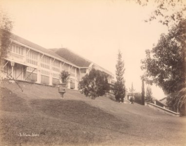 KITLV - 91758 - Lambert & Co., G.R. - Singapore - Palace of the Sultan of Johor in the Straits Settlements - circa 1890 photo