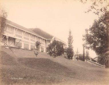 KITLV - 91758 - Lambert & Co., G.R. - Singapore - Palace of the Sultan of Johor in the Straits Settlements - circa 1890
