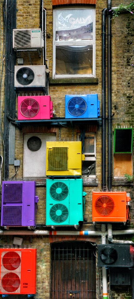 Colourful wall london