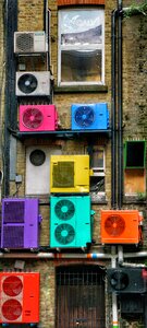 Colourful wall london photo