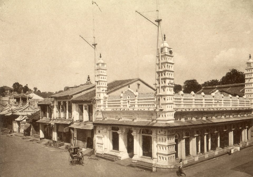 KITLV - 79922 - Kleingrothe, C.J. - Medan - Malaysian mosque in Singapore - circa 1910