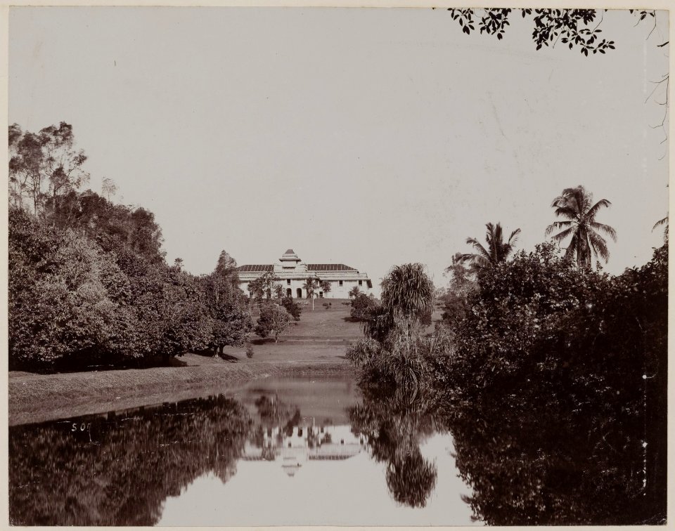 KITLV - 53174 - Lambert & Co., G.R. - Singapore - The botanical garden in Singapore - circa 1895