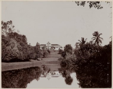 KITLV - 53174 - Lambert & Co., G.R. - Singapore - The botanical garden in Singapore - circa 1895 photo
